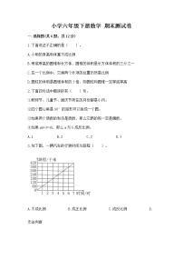 小学六年级下册数学 期末测试卷附完整答案（各地真题）