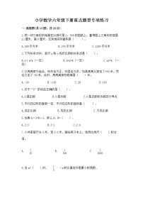 小学数学六年级下册重点题型专项练习带答案【A卷】