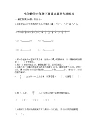 小学数学六年级下册重点题型专项练习附参考答案【综合卷】