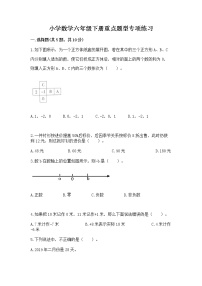 小学数学六年级下册重点题型专项练习附完整答案