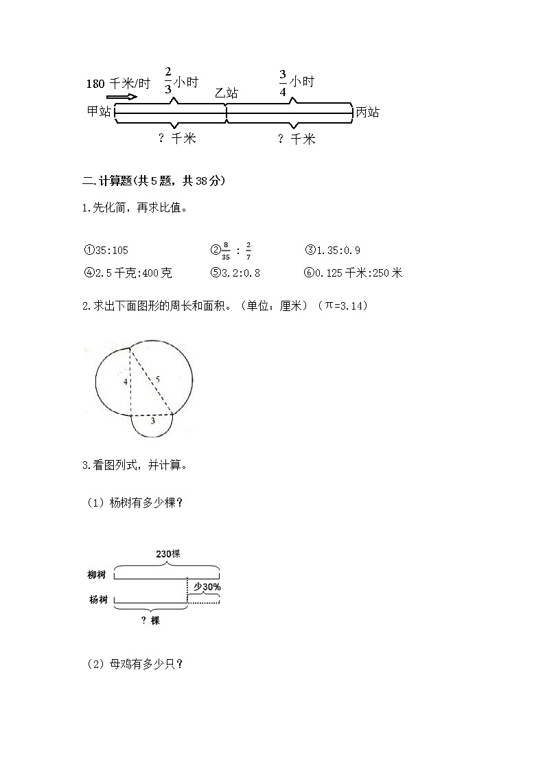 人教版小学数学六年级上册重点题型专项练习附参考答案（实用）02