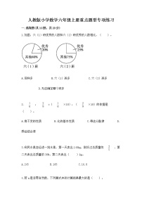 人教版小学数学六年级上册重点题型专项练习附答案（夺分金卷）