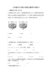 小学数学六年级下册重点题型专项练习【完整版】