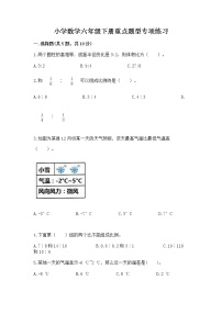 小学数学六年级下册重点题型专项练习含完整答案（全优）