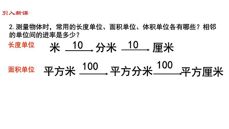 【精品备课】六年级上册数学课件-第一单元第9课时 体积单位间的进率 苏教版第2页