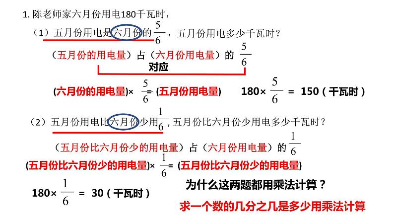 【精品备课】六年级上册数学课件-第二单元第4课时 分数和分数相乘 苏教版02