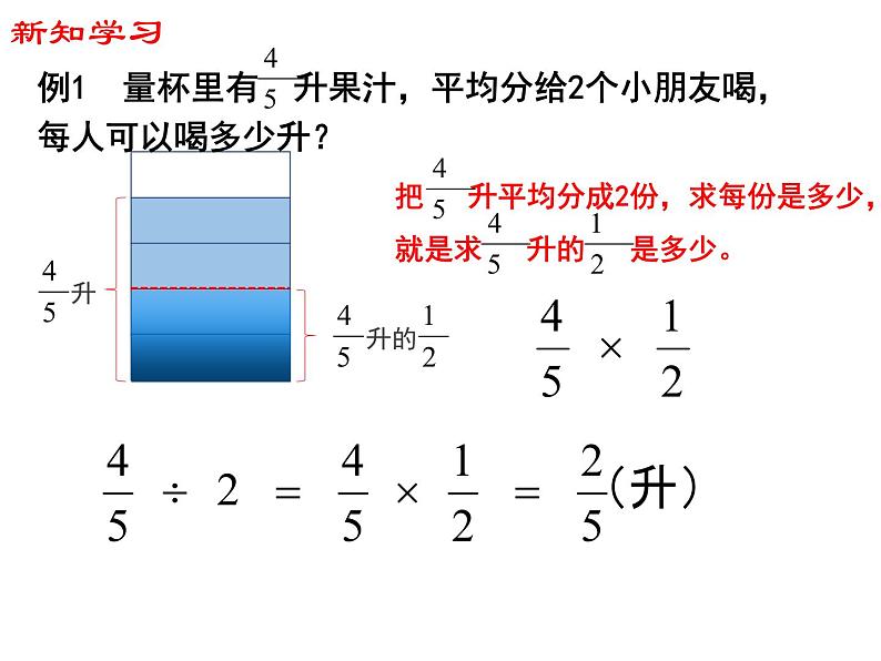 【精品备课】六年级上册数学课件-第三单元第1课时 分数除以整数 苏教版第5页