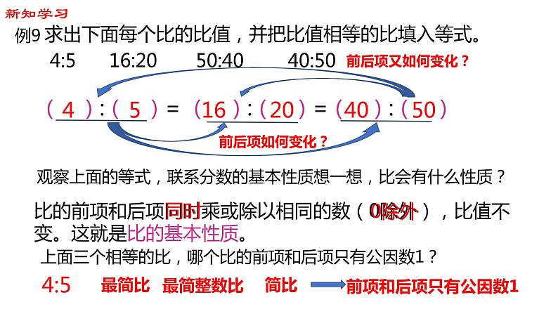 【精品备课】六年级上册数学课件-第三单元第8课时 比的基本性质和化简比 苏教版第4页