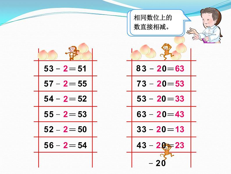 一年级数学下册课件-6.3 两位数减一位数、整十数（27）-人教版(共16张PPT)第5页