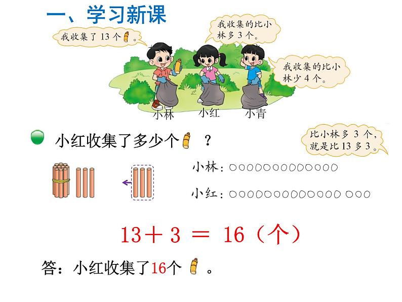 一年级数学下册课件-第6课时  回收废品-北师大版(共11张PPT)第3页