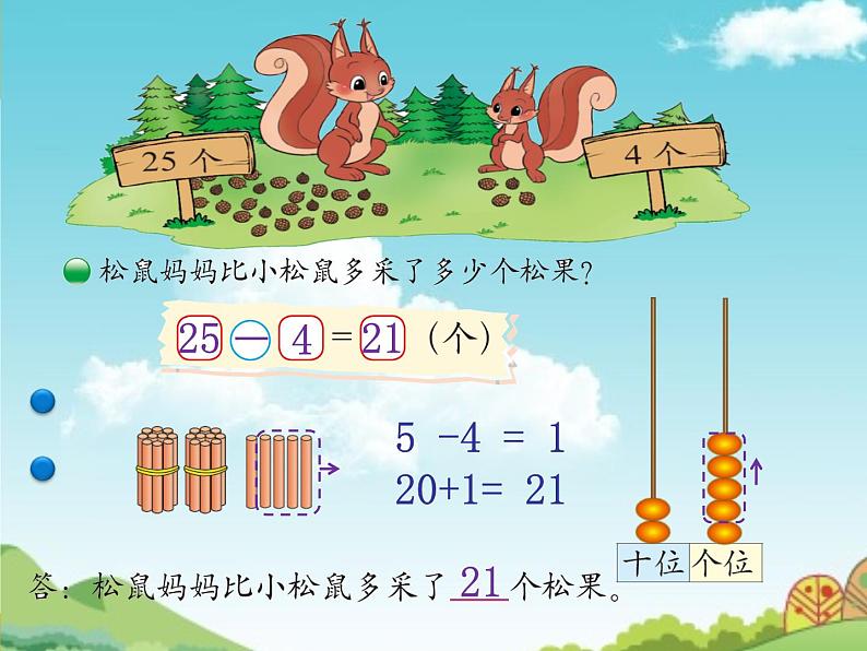 一年级数学下册课件5.2 采松果 -北师大版(共12张PPT)第5页