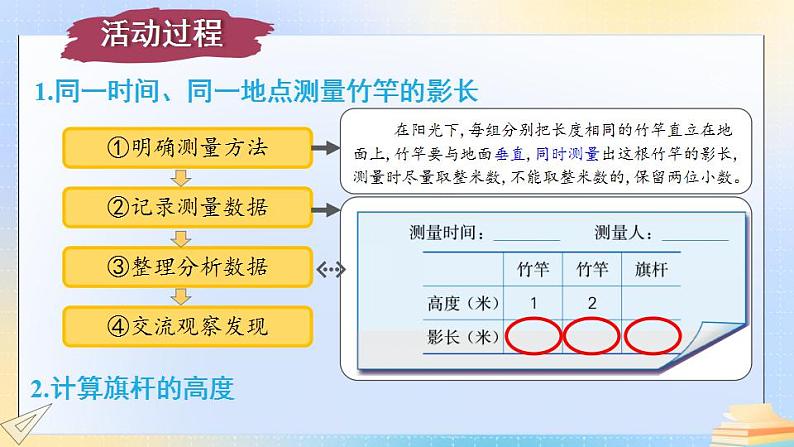 综合与实践 测量旗杆高度第4页