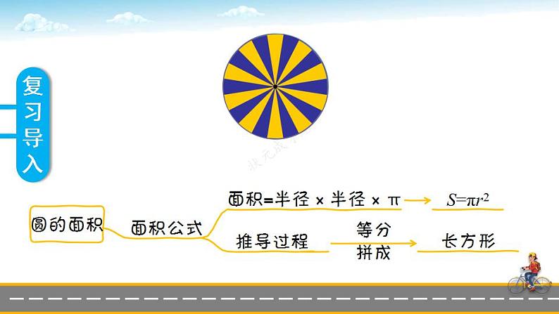 冀教6年级数学上册 四 圆的周长和面积 2.圆的面积 第2课时 已知直径求面积 PPT课件02