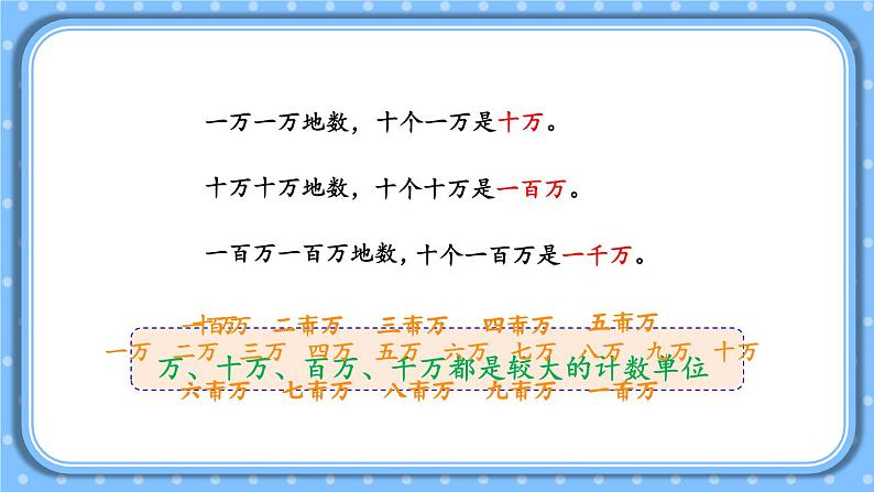 冀教4年级数学上册 六 认识更大的数 2.亿以内的数  第1课时 亿以内数的认识及读写 PPT课件第3页