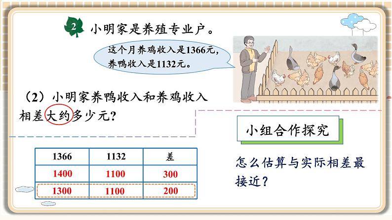 冀教3年级数学上册 一 生活中的大数 1.认识万以内的数   3.估算 PPT课件06