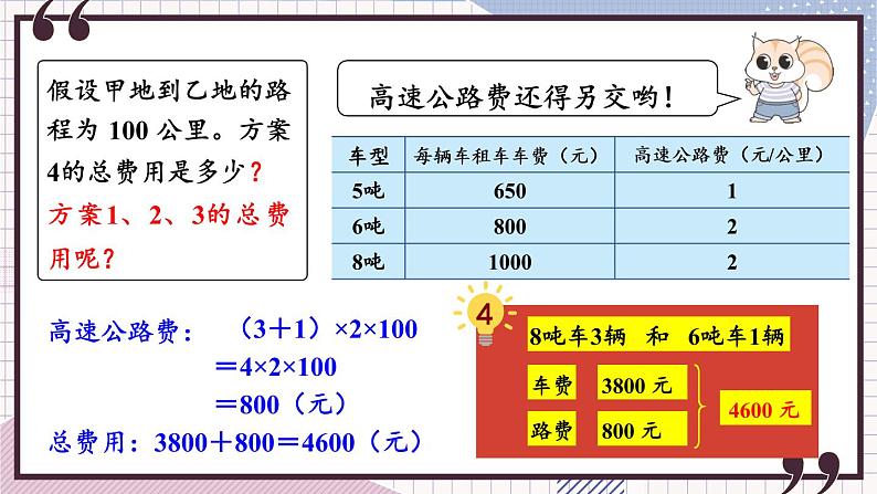 冀教3年级数学上册 七 吨的认识   运输方案 PPT课件07