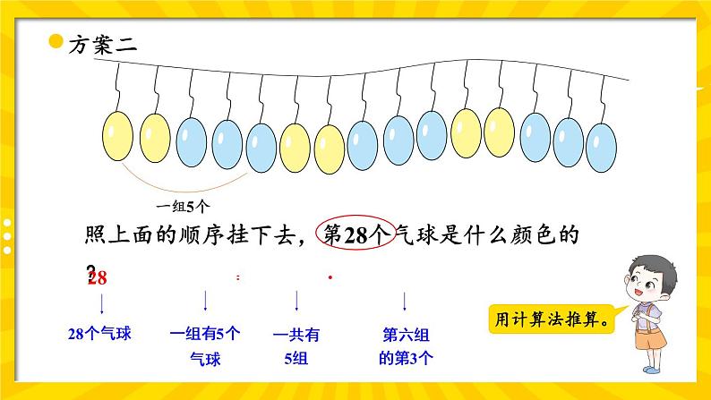 冀教3年级数学上册 八 探索乐园  第1课时 气球装饰方案 PPT课件第8页