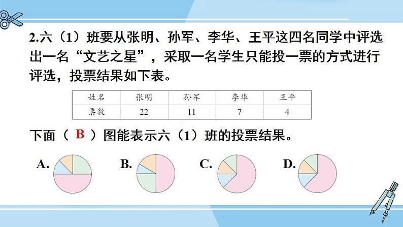 冀教6年级数学上册 整理与评价  统计与概率 PPT课件06