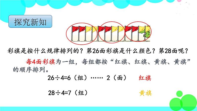 苏教版数学四年级上册 第二单元 第9课时 简单的周期 PPT课件第7页