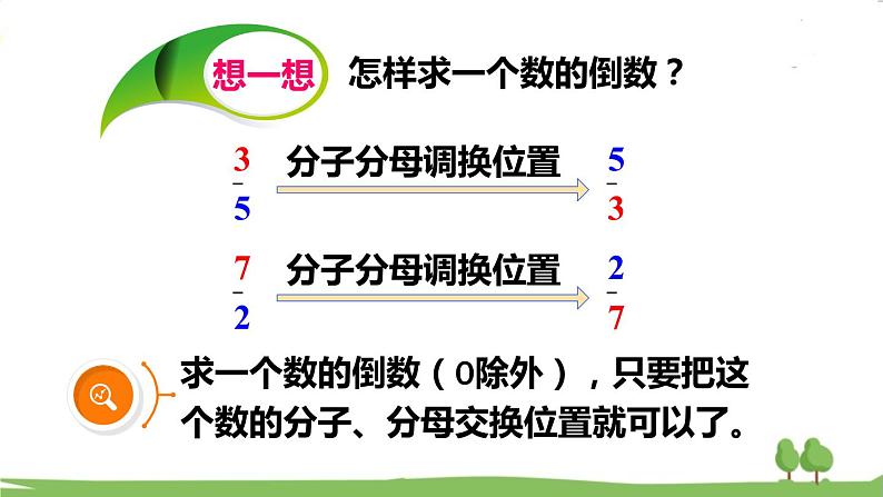 青岛版六年级数学上册 一 小手艺展示——分数乘法   相关链接 倒数 PPT课件07