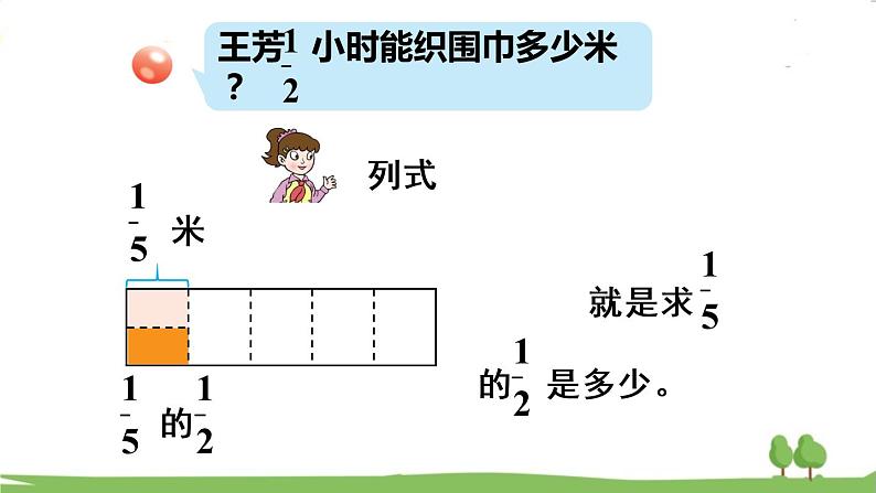 青岛版六年级数学上册 一 小手艺展示——分数乘法   信息窗2 一个数乘分数的意义及应用 PPT课件07