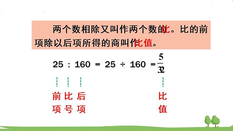 青岛版六年级数学上册 四 人体的奥秘——比   信息窗1 比的意义和基本性质 PPT课件08