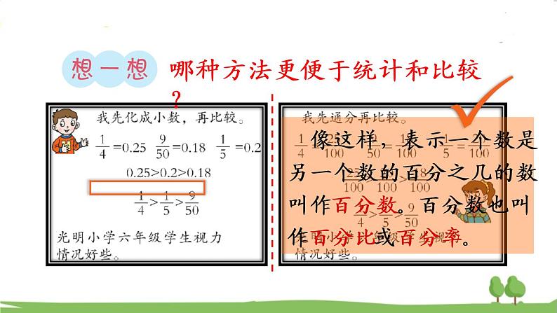 青岛版六年级数学上册 七 体检中的百分数——百分数（一）   信息窗1 百分数的意义和读写 PPT课件07