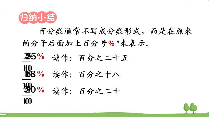 青岛版六年级数学上册 七 体检中的百分数——百分数（一）   信息窗1 百分数的意义和读写 PPT课件08