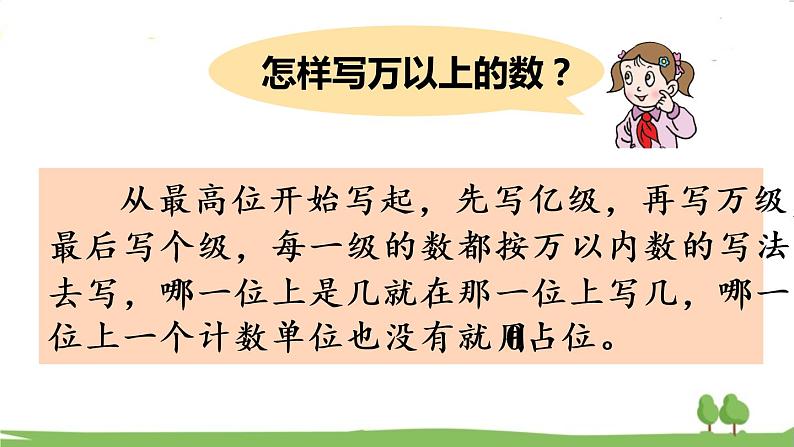 青岛版4年级数学上册 一  大数知多少——万以上数的认识   信息窗2 万以上数的写法 PPT课件第5页