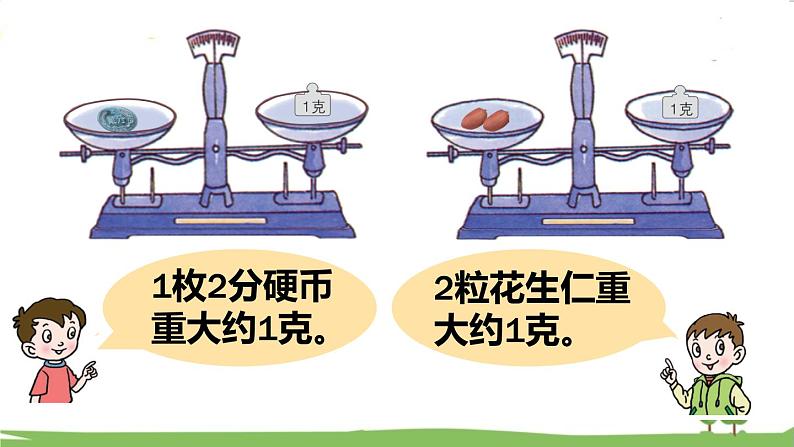 青岛版3年级数学上册 一 动物趣闻——克、千克、吨的认识   第1课时 克、千克的认识 PPT课件08