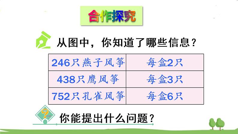 青岛版3年级数学上册 五 风筝厂见闻——两、三位数除以一位数（一）   信息窗3 三位数除以一位数的笔算除法 PPT课件03