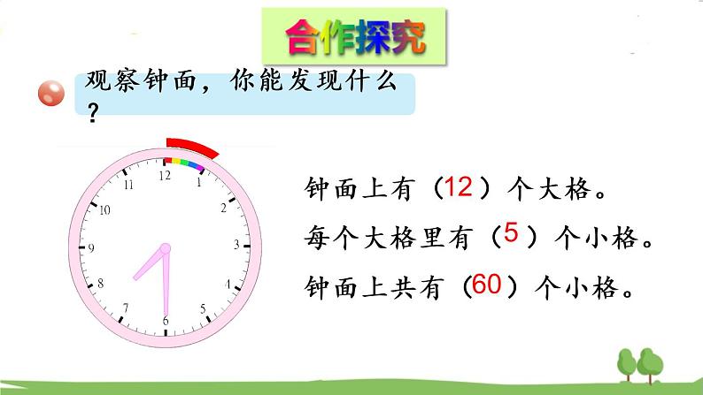 青岛版3年级数学上册 七 庆元旦——时、分、秒的认识   信息窗1 时、分的认识 PPT课件04