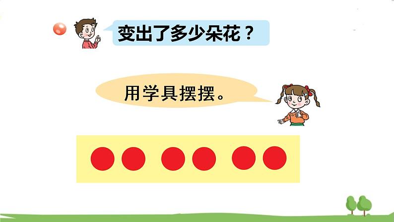 青岛版2年级数学上册 一 看魔术——乘法的初步认识   信息窗1 几个相同的数连加 PPT课件第4页