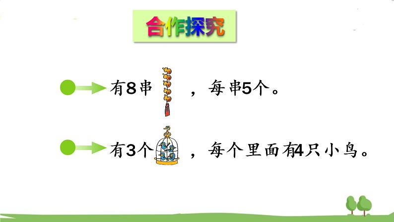 青岛版2年级数学上册 一 看魔术——乘法的初步认识   信息窗2 乘法的初步认识和读写法 PPT课件03