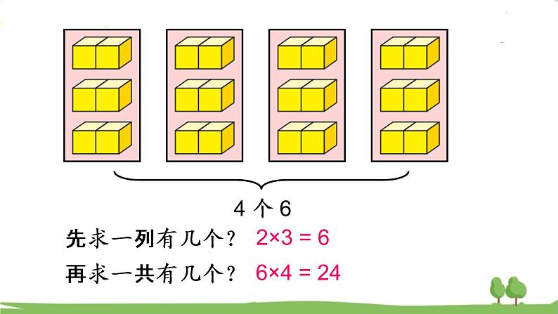 青岛版2年级数学上册 七 制作标本——表内除法   相关链接——连乘、连除和乘除混合运算 PPT课件第4页