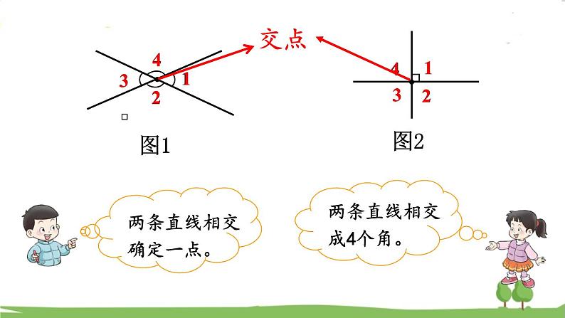 西师大版数学4年级上册 第五单元 相交与平行 第1课时   认识垂线 PPT课件04