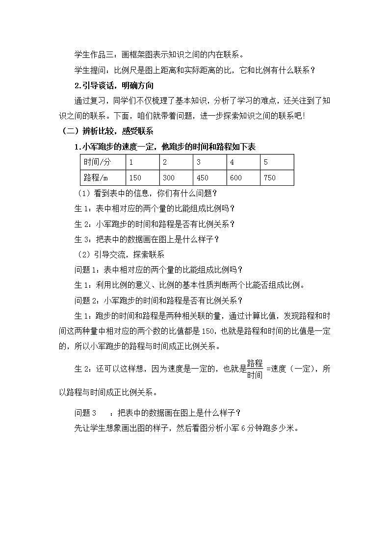 【同步配套】六年级下册数学 教案+课件+任务单-比例整理与复习 人教版02
