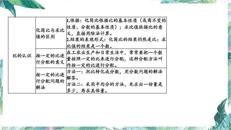 北师大版六年级上册数学  总复习 数与代数（课件）07