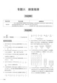 通用版 小升初数学教材衔接总复习 专题六 探索规律