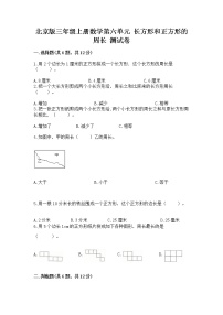 2020-2021学年2.长方形和正方形的周长精品课后测评