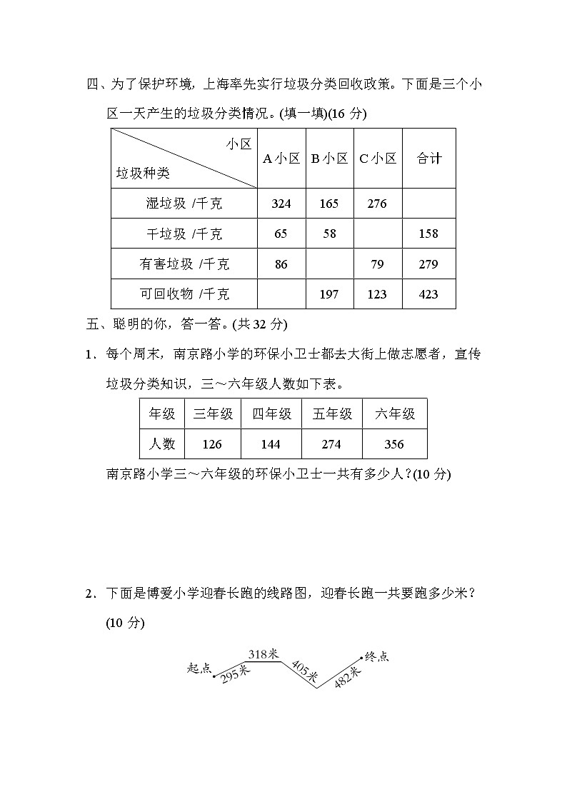 北师大版四年级数学上册期末复习知识核心考点---7．加法运算律及应用第3页