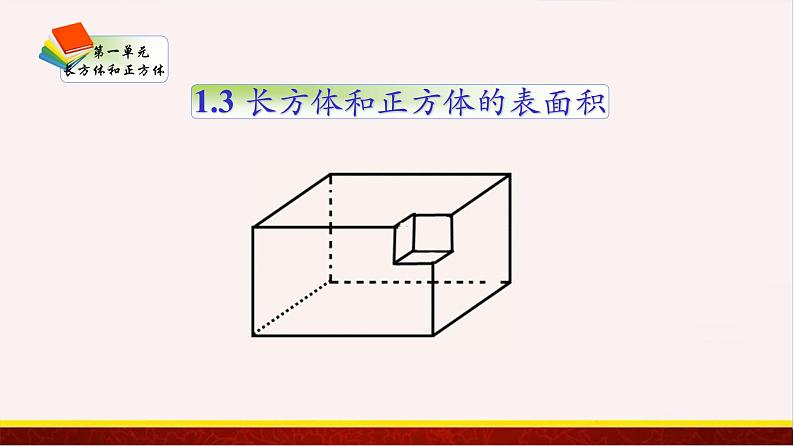 【精品课件】1.3长方体和正方体的表面积-苏教版六年级上册数学精品课件01