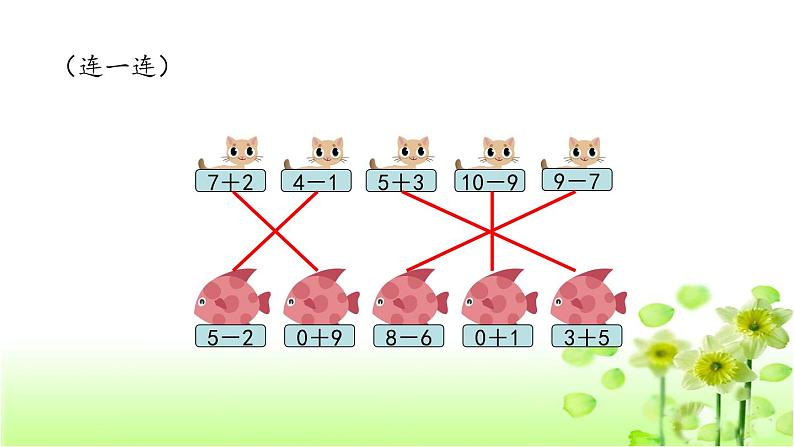 【精创课件】小学数学一年级上册3.15 整理与复习-教学课件（北师大版）06