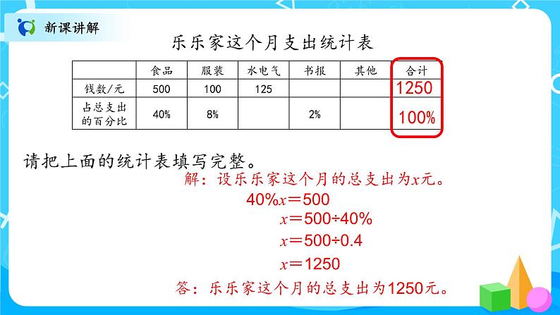 北师大数学六上《这月我当家试一试》课件PPT+教案06