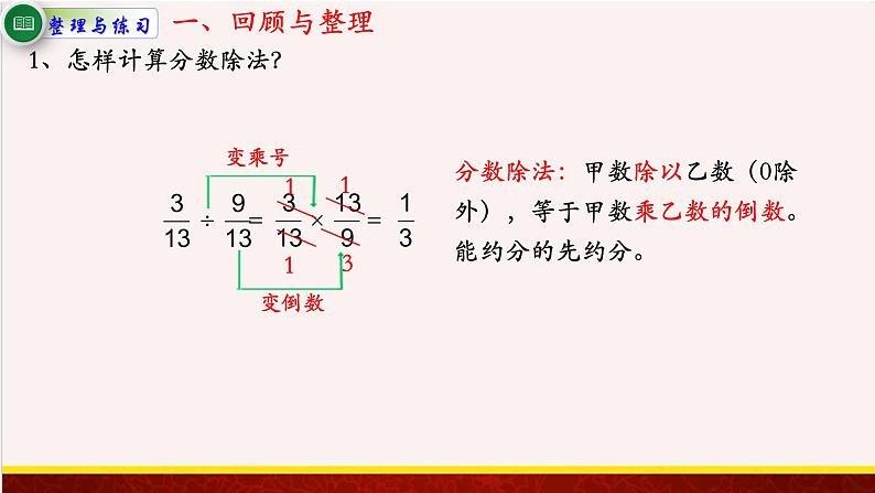 【精品课件】3.9整理与练习-苏教版六年级上册数学精品课件第2页