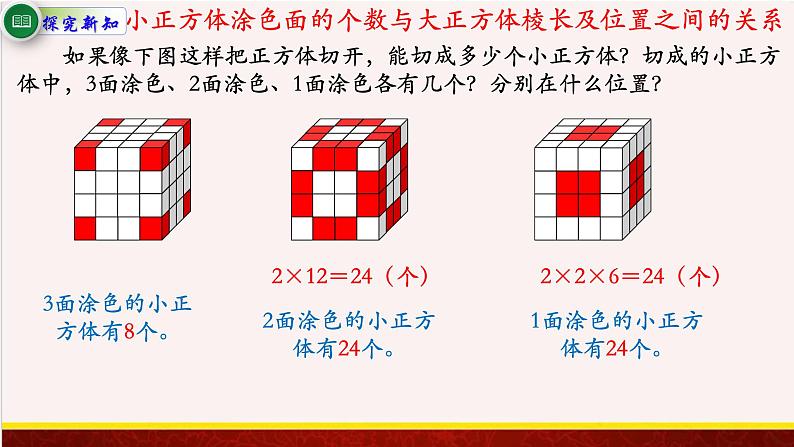 【精品课件】表面涂色的正方体-苏教版六年级上册数学精品课件第7页