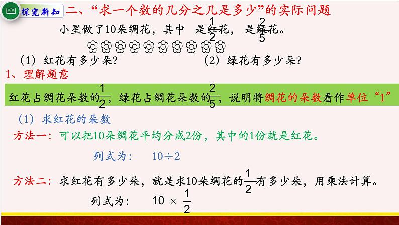 【精品课件】2.1分数与整数相乘-苏教版六年级上册数学精品课件第6页