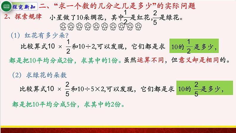 【精品课件】2.1分数与整数相乘-苏教版六年级上册数学精品课件第8页