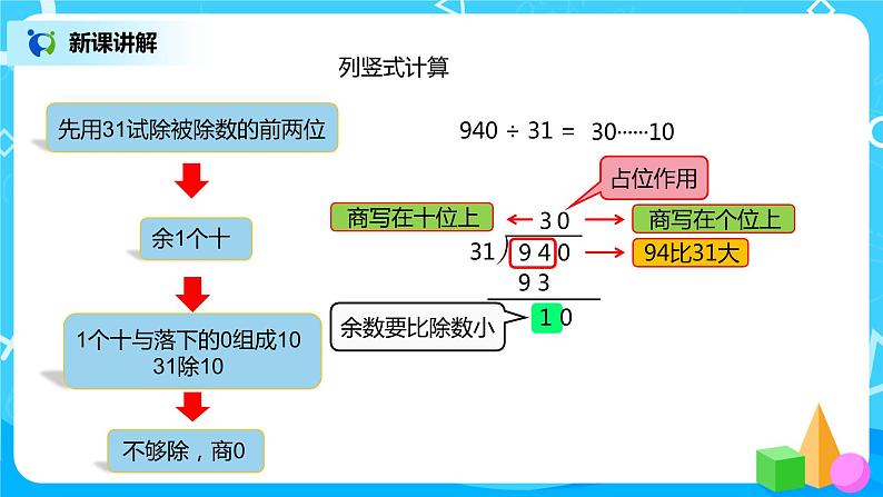 人教版小学数学四年级上册6.5《商是两位数的笔算除法》PPT课件+教学设计+同步练习06