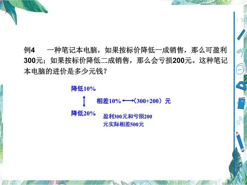 百分数的应用单元复习提升（课件）-六年级上册数学冀教版06